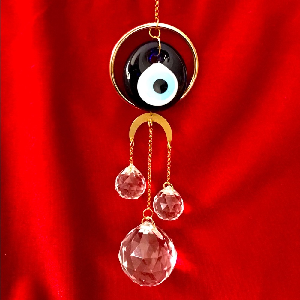 Evil eye sun catcher
